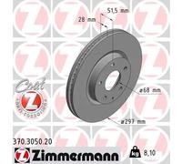 ZIMMERMANN 370.3050.20 Disco freno