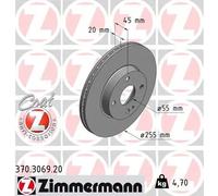 ZIMMERMANN 370.3069.20 Disco freno