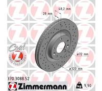 ZIMMERMANN 370.3088.52 Disco freno