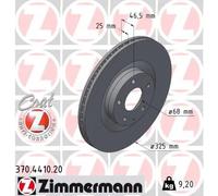 ZIMMERMANN Disco freno 370.4410.20 ventilazione interna per Mazda MX-30 2x