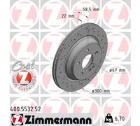 ZIMMERMANN 400.5532.52 Disco freno