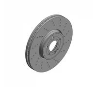 ZIMMERMANN Disco freno 400.5549.20 Ventilato Forato Ø350 Anteriore 2 pezzi per Mercedes-Benz