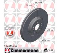 ZIMMERMANN 400.5555.52 Disco freno