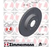 ZIMMERMANN 400.5567.52 Disco freno