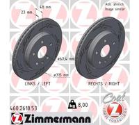 ZIMMERMANN 430.2618.53 Disco freno