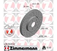 ZIMMERMANN 430.2631.52 Disco freno