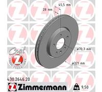 ZIMMERMANN 430.2646.20 Disco freno
