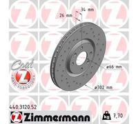 ZIMMERMANN 440.3120.52 Disco freno
