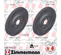 ZIMMERMANN 460.1556.53 Disco freno