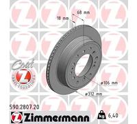 ZIMMERMANN 590.2807.20 Disco freno
