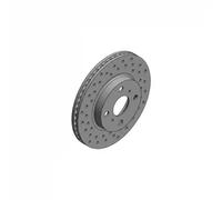2x Disco freno ventilazione interna 590.2808.52 ZIMMERMANN per TOYOTA YARIS