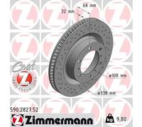 ZIMMERMANN 590.2827.52 Disco freno