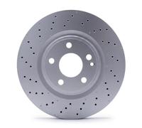 2x Disco freno ventilazione interna 8DD 355 120-351 HELLA per MERCEDES-BENZ