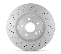 HELLA PAGID 8DD 355 127-951 Discofreno,54202PRO_HC,ad alto tenore di carbonio,rivestito,330mm,32mm,ventilazione interna/forato,per es. MERCEDES-BENZ