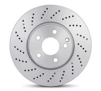 HELLA PAGID 8DD 355 128-791 Discofreno,54634PRO_HC,ad alto tenore di carbonio,rivestito,322mm,32mm,forato/ventilazione interna,per es. MERCEDES-BENZ