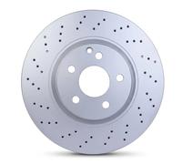 HELLA PAGID 8DD 355 128-871 Discofreno,54719PRO_HC,ad alto tenore di carbonio,rivestito,335mm,32mm,forato/ventilazione interna,per es. BRABUS / MERCEDES-BENZ