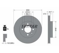 Disco freno TEXTAR 92060903 anteriore, ventilato, 1 Pezzo