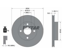 2x Disco freno ventilazione interna 92061500 TEXTAR per MAZDA 323 S IV 323 C IV