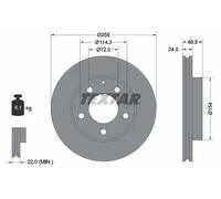TEXTAR 92062000 Disco freno