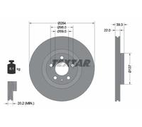 TEXTAR 92083203 Disco freno