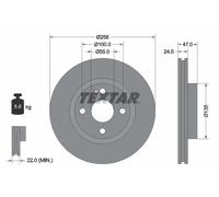 TEXTAR 92103100 Disco freno