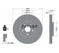 TEXTAR 92112300 Disco freno