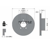 Textar Disco freno 92137705 - Anteriore ventilato interno 300 mm per BMW 3 - Coppia