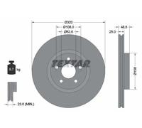 TEXTAR 92149105 Disco freno