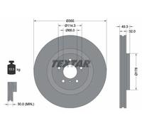 TEXTAR 92199105 Disco freno