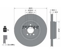 TEXTAR 92270003 Disco freno