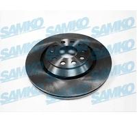 2x Disco freno ventilazione interna A1014V SAMKO per VW AUDI SKODA