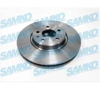 2x Disco freno ventilazione interna A1043V SAMKO per AUDI A7 Sportback A6 C7 Q5
