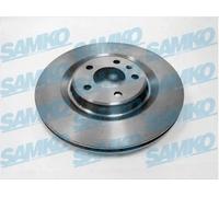 2x Disco freno ventilazione interna A1045V SAMKO per AUDI PORSCHE