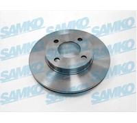 2x Disco freno ventilazione interna A1091V SAMKO per AUDI 80 B3 Tre volumi 90 B3