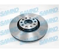 2x Disco freno ventilazione interna A1561V SAMKO per AUDI SEAT