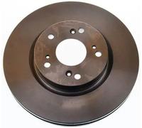 2x Disco freno ventilazione interna B130718 DENCKERMANN per HONDA CIVIC IX