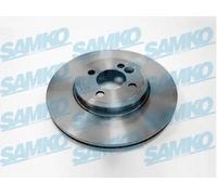 2x Disco freno ventilazione interna B2025V SAMKO per MINI MINI Cabriolet MINI