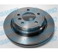 2x Disco freno ventilazione interna B2461V SAMKO per BMW ALPINA