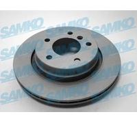 2x Disco freno ventilazione interna B2547VR SAMKO per BMW 3 Coupé 3 Touring 3