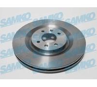 2x Disco freno ventilazione interna C1020V SAMKO per CITROËN DS3 Cabriolet DS3