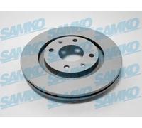 2x Disco freno ventilazione interna C1141VR SAMKO per CITROËN PEUGEOT