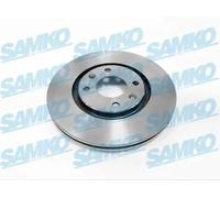 2x Disco freno ventilazione interna C1261V SAMKO per CITROËN PEUGEOT