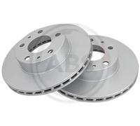 2x Disco freno ventilazione interna con ventilazione ad alette 16291 A.B.S.