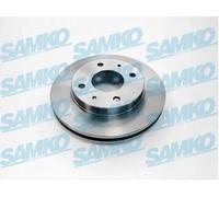 2x Disco freno ventilazione interna D1381V SAMKO per MITSUBISHI VOLVO PROTON