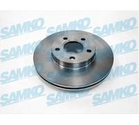2x Disco freno ventilazione interna F1009V SAMKO per FORD VOLVO