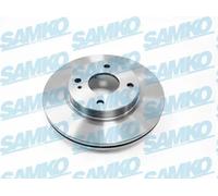 2x Disco freno ventilazione interna F1022VR SAMKO