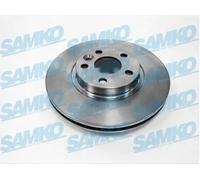 2x Disco freno ventilazione interna F1035V SAMKO per VOLVO FORD LAND ROVER