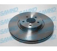 2x Disco freno ventilazione interna F1039V SAMKO per FORD FOCUS II KUGA II