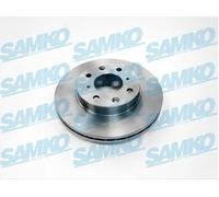 2x Disco freno ventilazione interna H1211V SAMKO per HONDA CIVIC V Hatchback