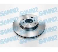 2x Disco freno ventilazione interna H1493V SAMKO per HONDA ACCORD VI